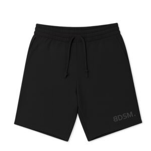 Core minimal black shorts